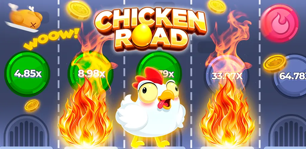 21 Bit Chicken Road Spiel